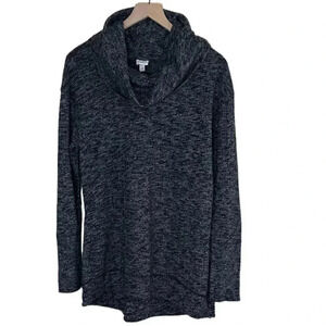 Merona Marled Cowl Neck Sweater Dress L